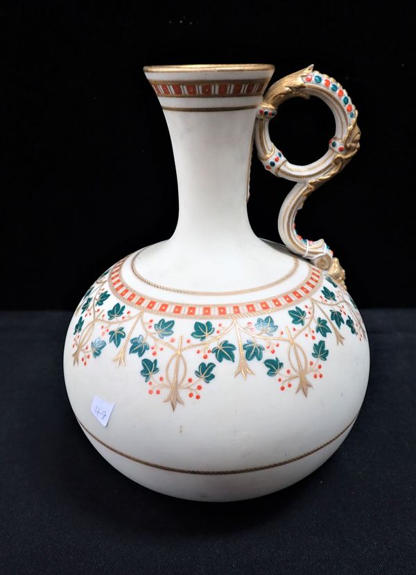 A COPELAND PARIANWARE EWER