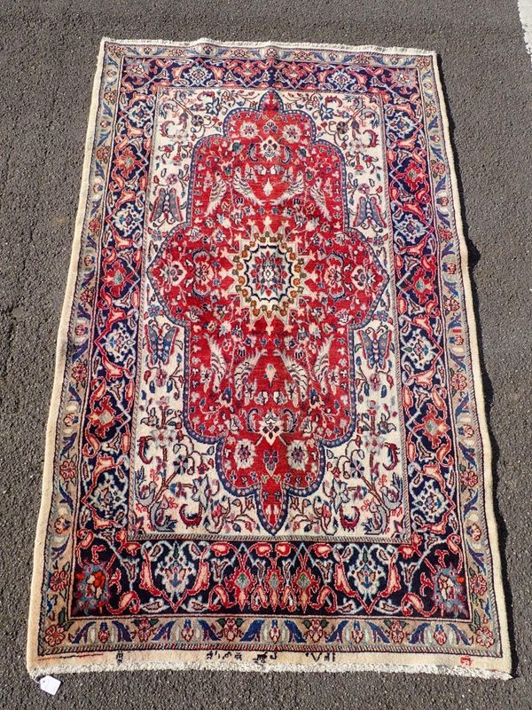 A PERSIAN KASHAN CITY RUG