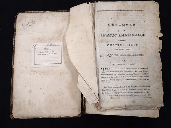 'A GRAMMAR OF THE ARABIC LANGUAGE'