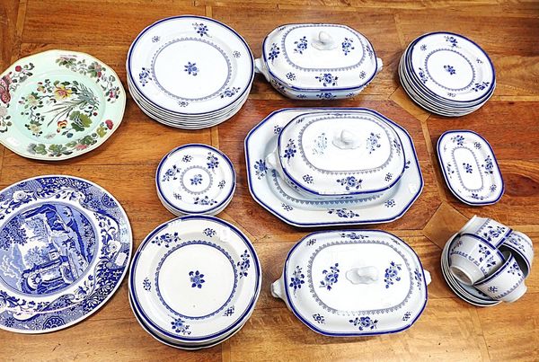A COPELAND 'SPODES GLOUCESTER' PART DINNER SERVICE