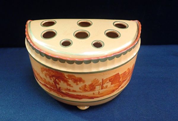 A RIDGEWAY DRABWARE BOUGH POT
