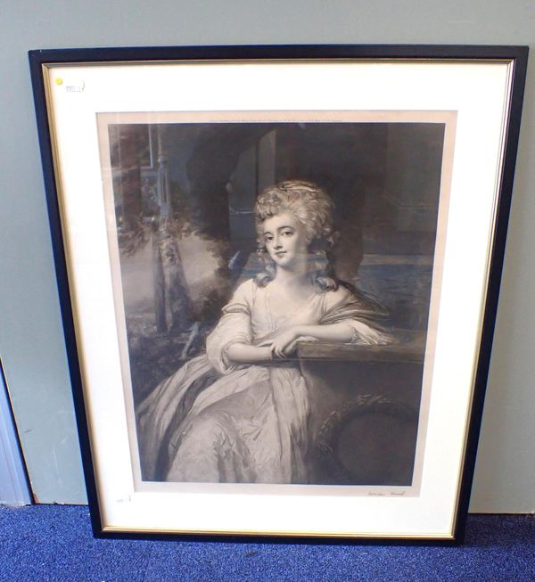 NORMAN HIRST, 1862 - 1956: MEZZOTINT PORTRAIT