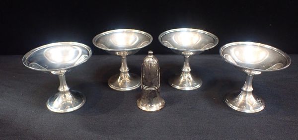 SET OF AMERICAN STERLING ICE CREAM COUPES
