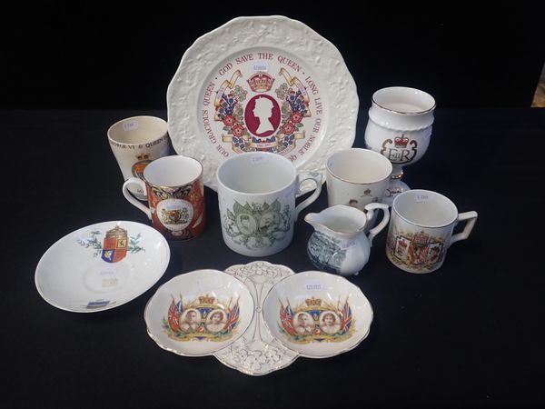 A COLLECTION OF ROYAL COMMEMORATIVE WARES