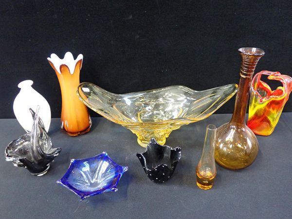 A COLLECTION OF ART GLASS