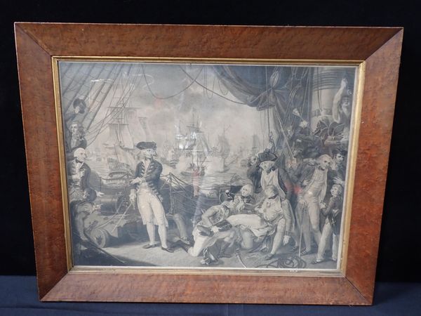AFTER MATHER BROWN: LORD HOWE ON THE DECK OF THE QUEEN CHARLOTTE