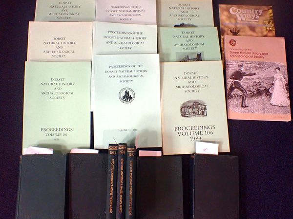 A QUANTITY OF DORSET NATURAL HISTORY AND ARCHAELOGICAL SOCIETY BOOKS