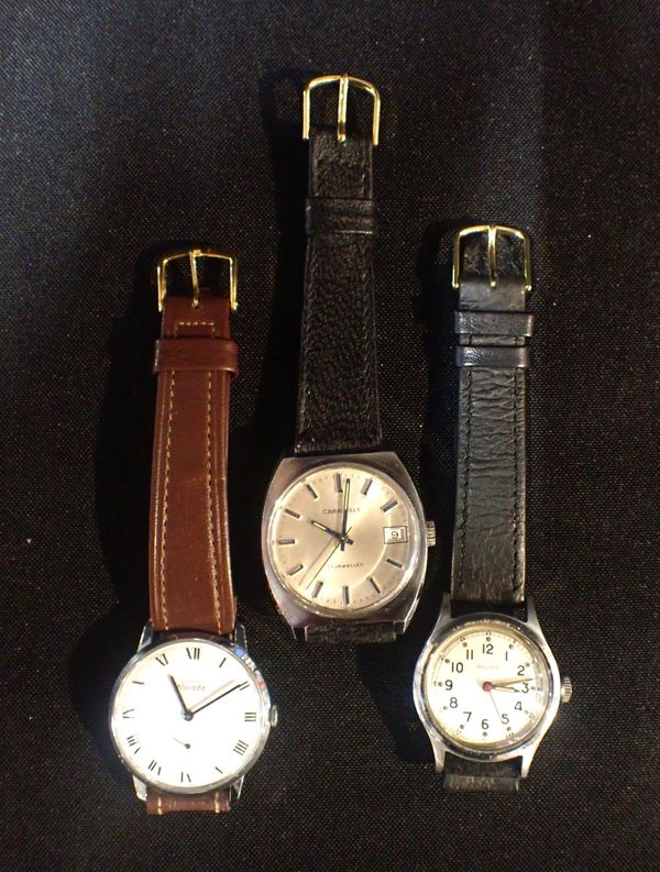 A NIVADA STAINLESS STEEL WATCH