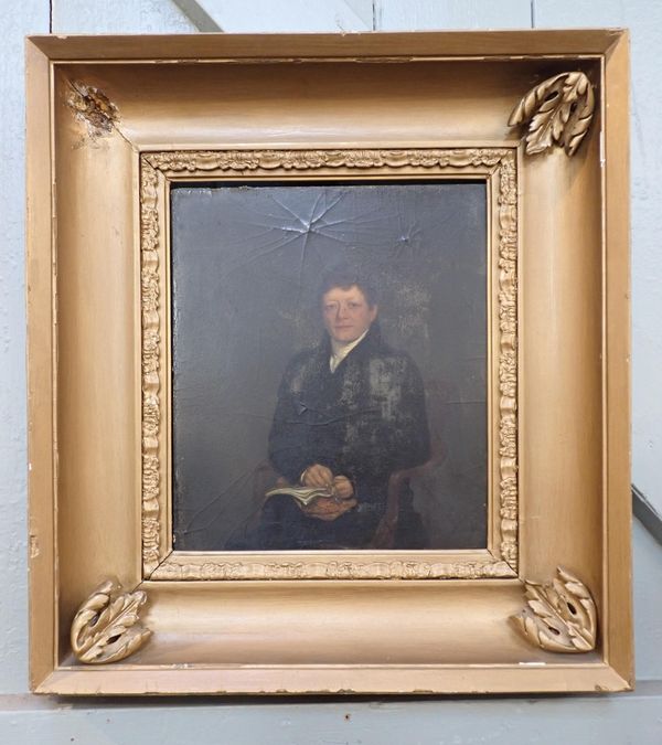 A MID 19th CENTURY PORTRAIT OF A GENTLEMAN