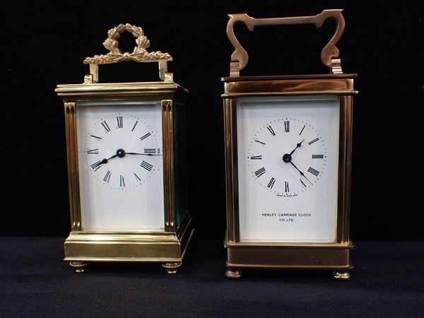 HENLEY CARRIAGE CLOCK Co Ltd: A BRASS TIMEPIECE