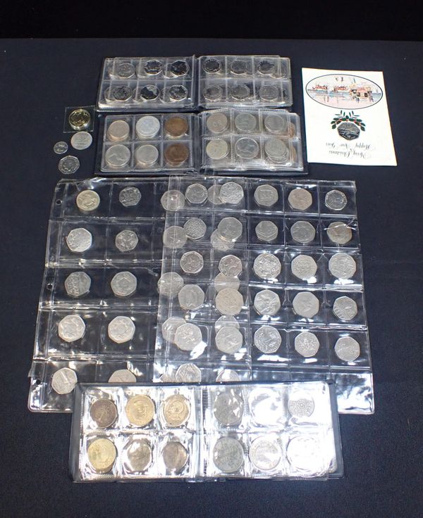 A QUANTITY OF COINS