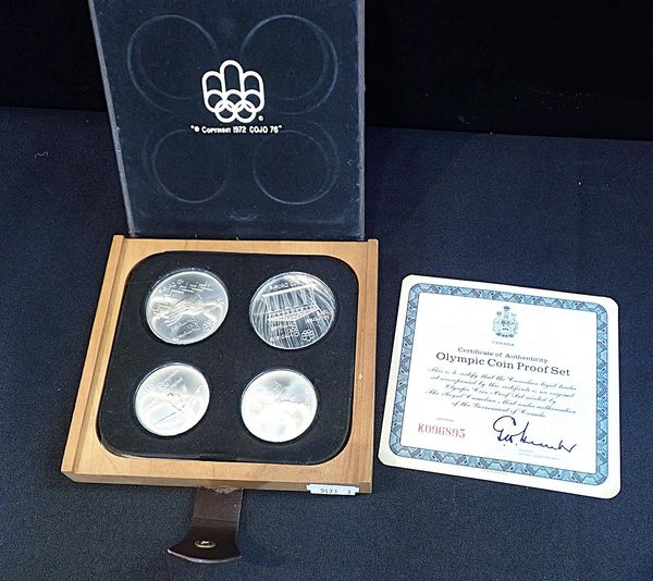 CANADA OLYMPIC COIN SILVER PROOF SET 1972