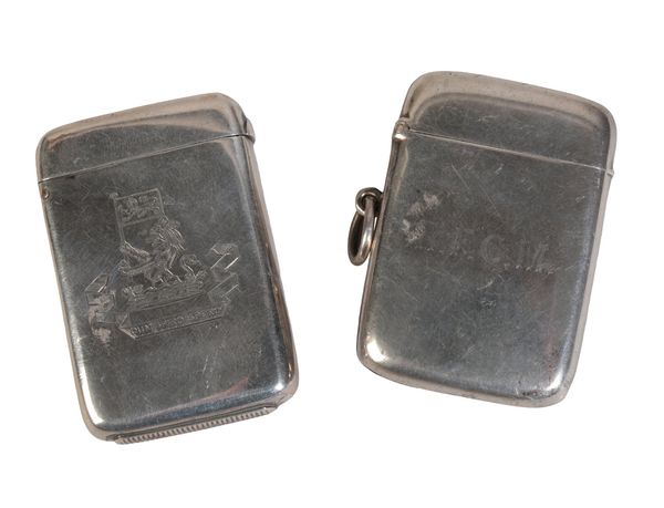 A VICTORIAN SILVER VESTA CASE