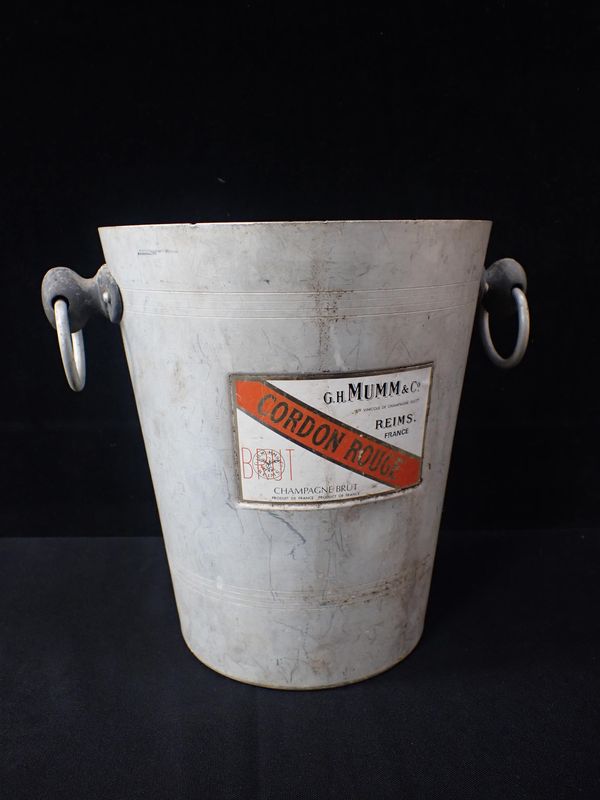 A VINTAGE G.H.MUMM & Co CHAMPAGNE ICE BUCKET