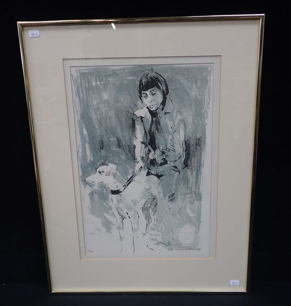 ROBERT KING, BOY AND DOG, LIMITED PRINT