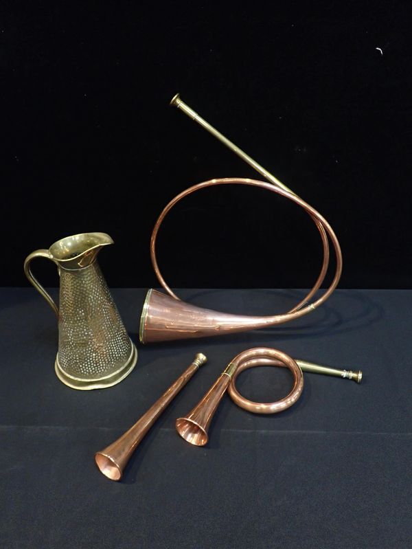 THREE HUNTING HORNS
