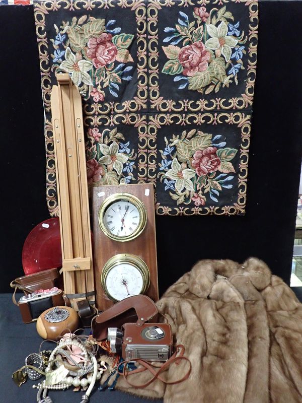 A REPRODUCTION CLOCK/BAROMETER