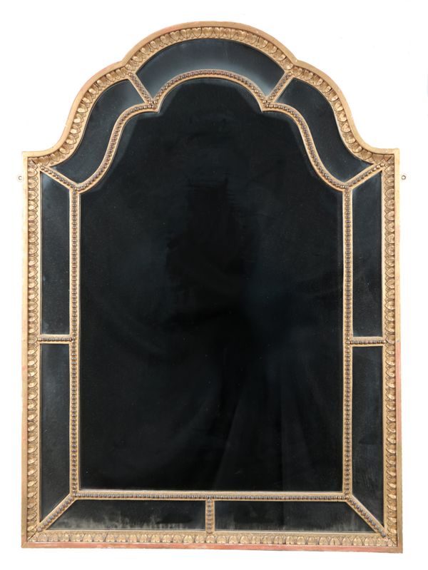 A GILTWOOD AND GESSO MIRROR