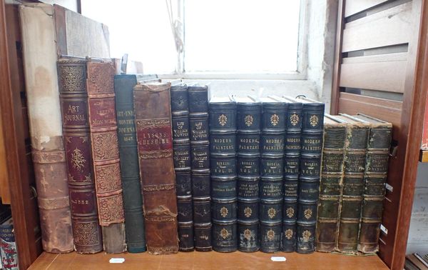 A COLLECTION OF LEATHER BOUND BOOKS