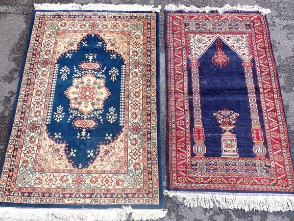 A TURKISH PRAYER RUG