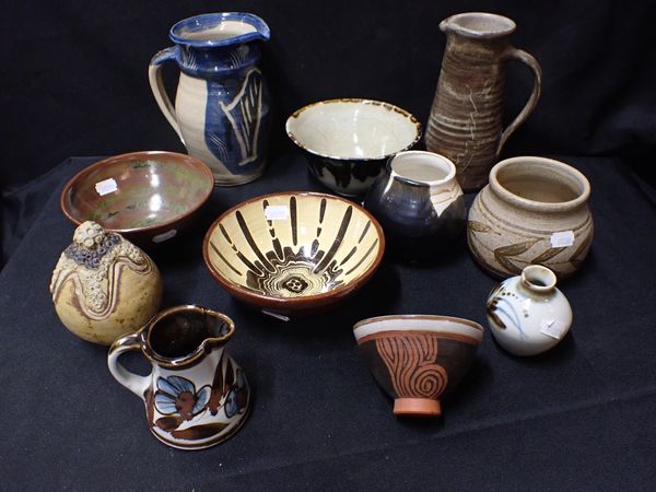 A COLLECTION OF STUDIO POTTERY