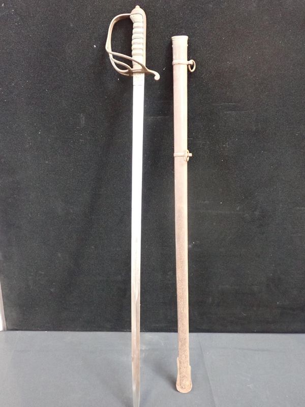 AN EDWARDIAN ARTILLERY OFFICER'S SWORD