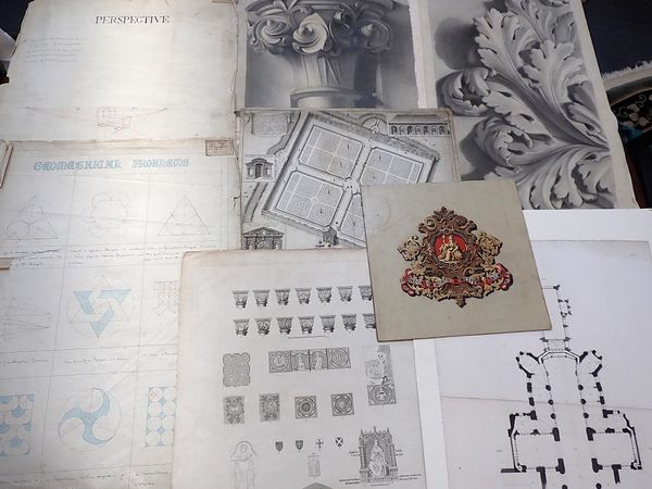 A COLLECTION OF ARCHITECTURAL DRAWINGS
