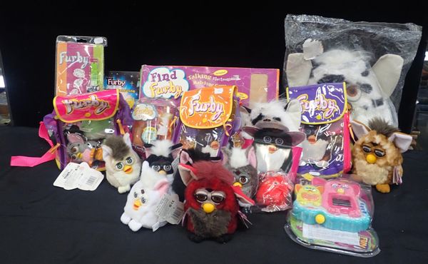 A COLLECTION OF FURBY MEMORABILIA