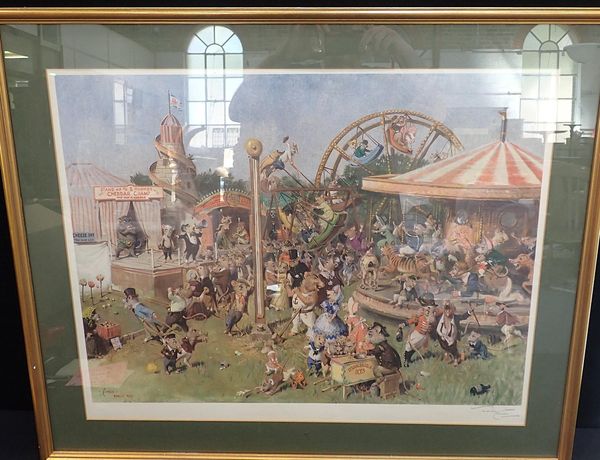 TERENCE CUNEO (1907-1996), THE CHEESE FAIR 1977