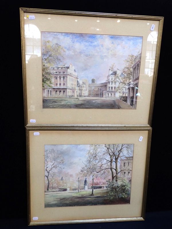 A PAIR OF PASTEL VIEWS OF REGENT'S PARK (?)