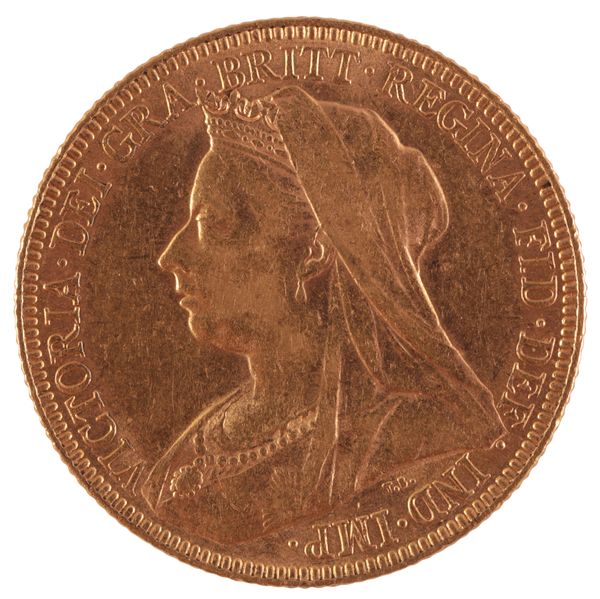 AN 1896 QUEEN VICTORIA GOLD SOVEREIGN