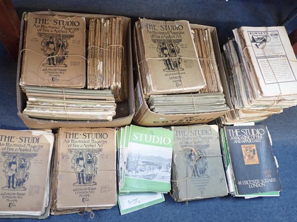 A QUANTITY OF 'THE STUDIO' MAGAZINE