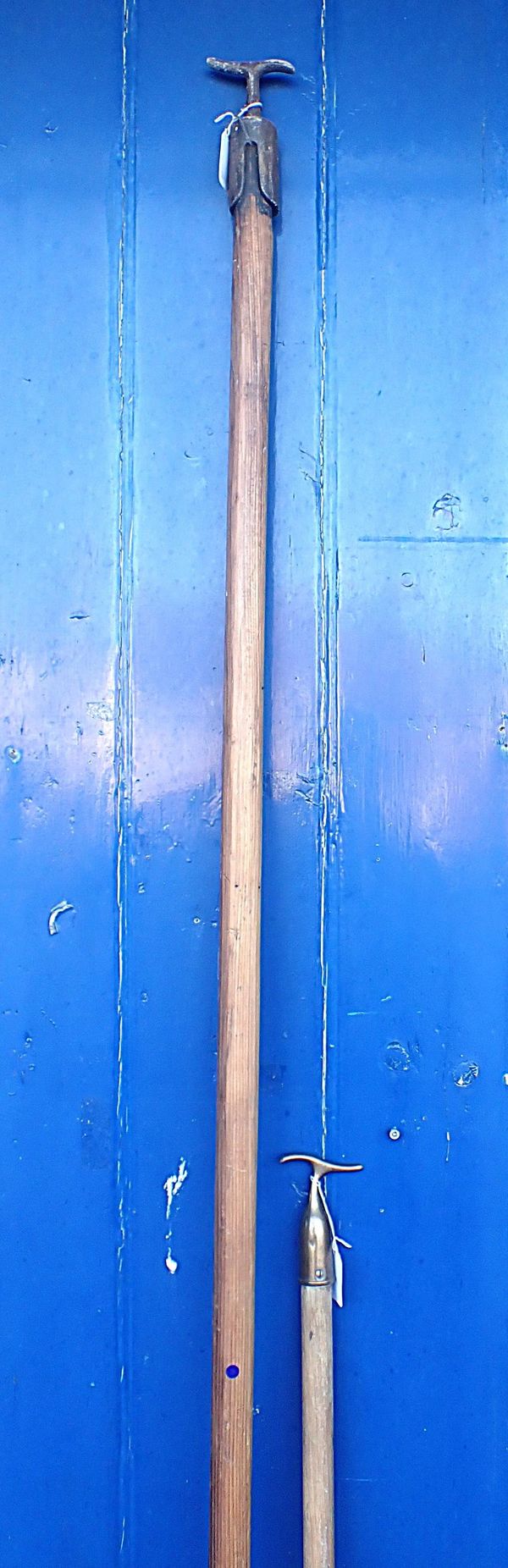 TWO OLD WINDOW OPENING POLES