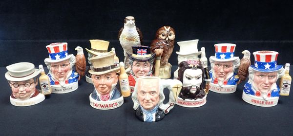 A COLLECTION OF ROYAL DOULTON WHISKY RELATED FIGURES AND TOBIES