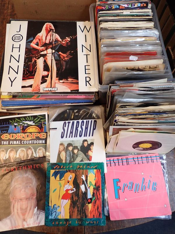 A QUANTITY OF POP 45 RPM SINGLES