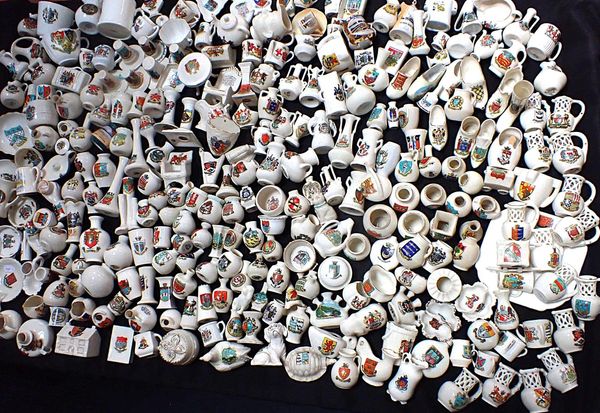 A LARGE COLLECTION OF CRESTED CHINA