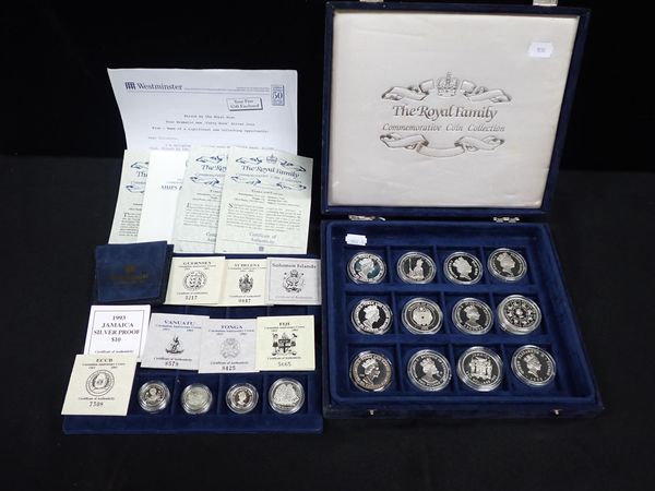 A COLLECTION OF SILVER PROOF COINS