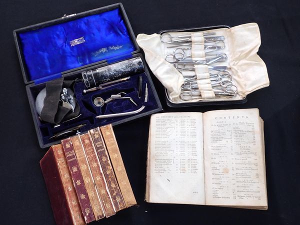 TWO CASES OF OLD MEDICAL INSTRUMENTS