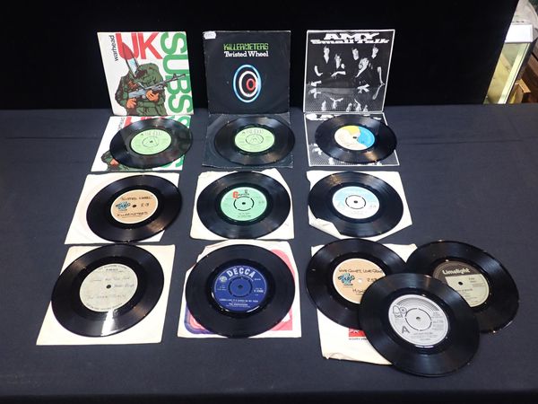 A GROUP OF RARE 7 INCH SINGLES