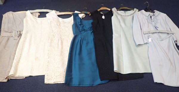 HARRODS: PALE BLUE COCKTAIL SUIT