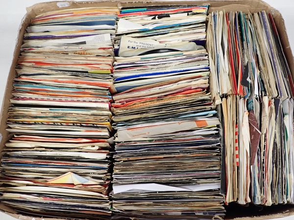 A QUANTITY OF 45 RPM SINGLE RECORDS