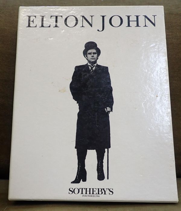 ELTON JOHN SOTHEBY SALE CATALOGUES