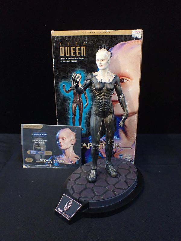 PLAYMATES 'STAR TREK' 12" BORG QUEEN 'COLD CAST RESIN' FIGURINE