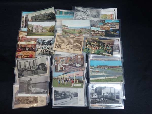 POSTCARDS: HOTELS, HOLIDAY CAMPS AND BUTLINS, CAFES ETC