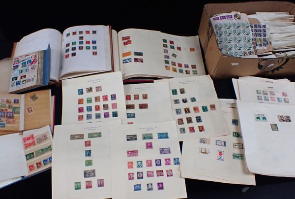 A COLLECTION OF WORLD STAMPS, MOSTLY MID-20th CENTURY