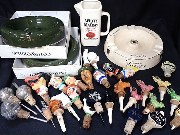 A LANSON CHAMPAGNE ADVERTISING ASHTRAY