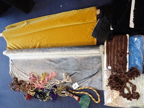 TWO PART ROLLS OF ROMO FURNISHING VELVET