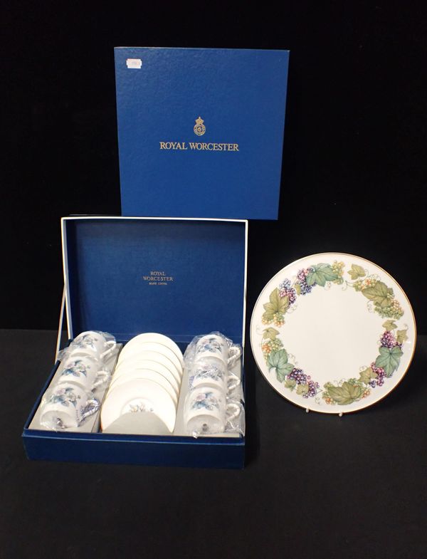 A ROYAL WORCESTER BOXED COFFEE SERVICE