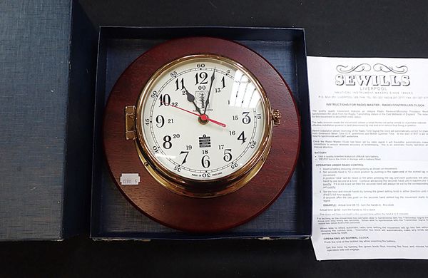 A 'RADIO MASTER' SHIP'S CLOCK