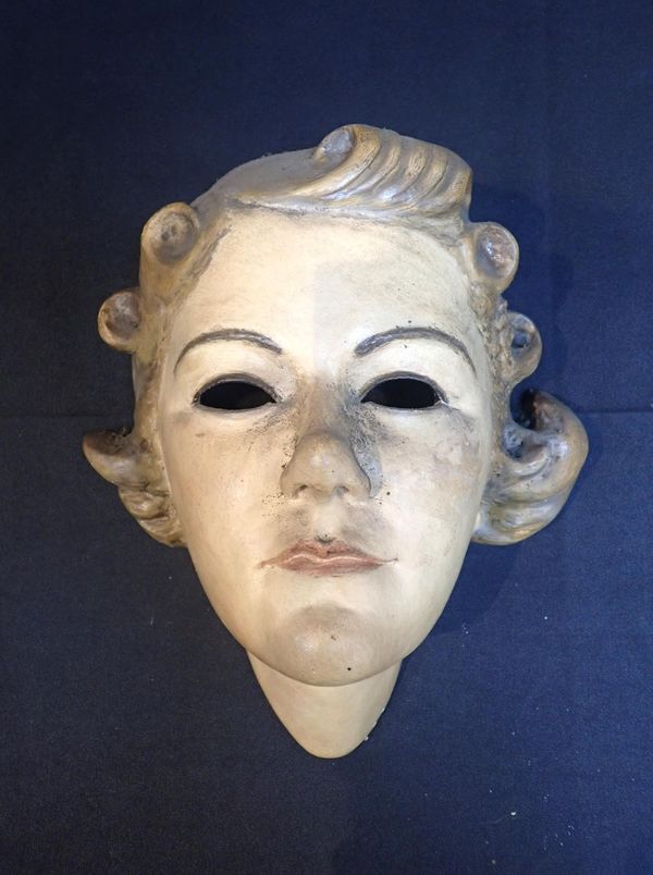 AN ART DECO HANGING WALL MASK